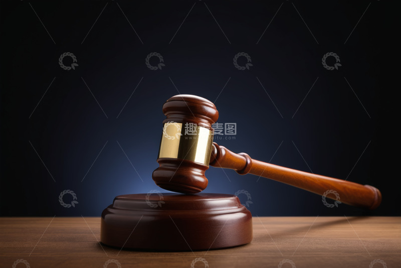 高清大图下载【趣麦麦图】法庭木槌特写