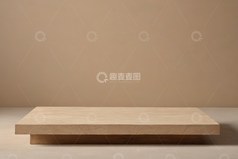 高清大图下载【趣麦麦图】浅色木质平台展示素材