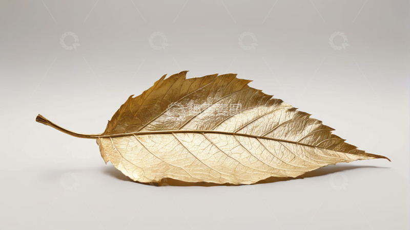 高清大图下载【趣麦麦图】金色叶子特写素材