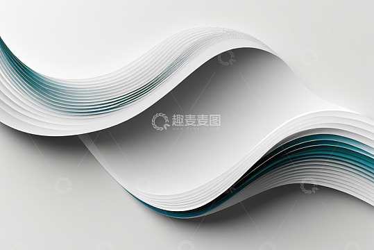 现代抽象波浪背景图案
