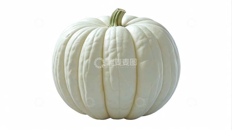 高清大图下载【趣麦麦图】白色南瓜特写