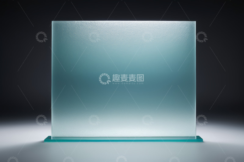 高清大图下载【趣麦麦图】透明磨砂玻璃板静物展示