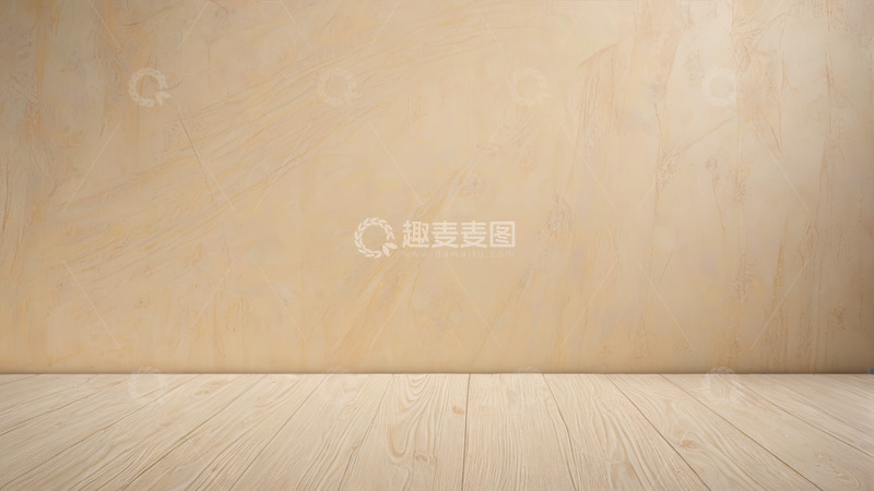 高清大图下载【趣麦麦图】浅色木质墙面与地板素材