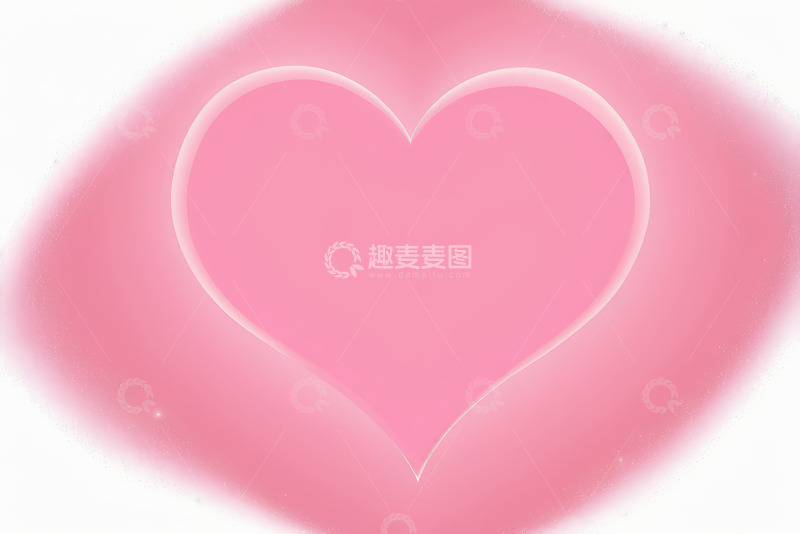 高清大图下载【趣麦麦图】粉色爱心浪漫背景素材