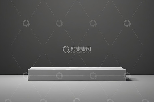 简约灰色展示台背景素材