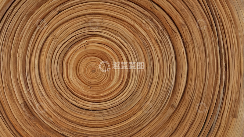 高清大图下载【趣麦麦图】木质纹理同心圆图案