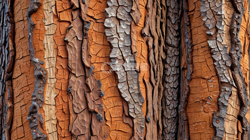 高清大图下载【趣麦麦图】树皮纹理特写素材
