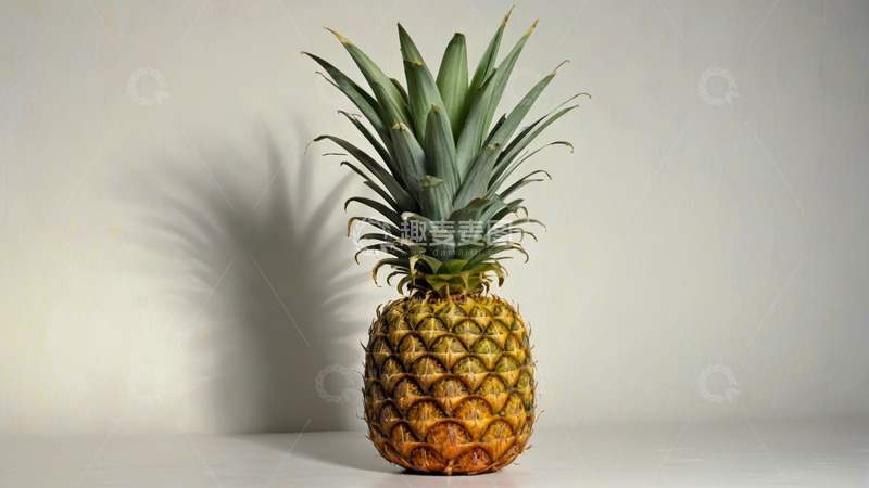 高清大图下载【趣麦麦图】单个菠萝静物特写