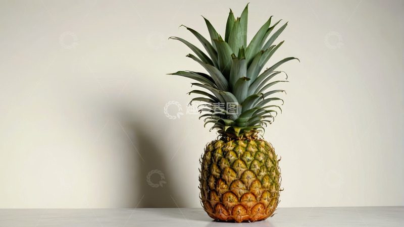 高清大图下载【趣麦麦图】单个菠萝静物特写