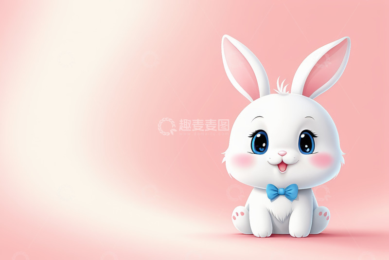高清大图下载【趣麦麦图】可爱卡通兔子形象素材
