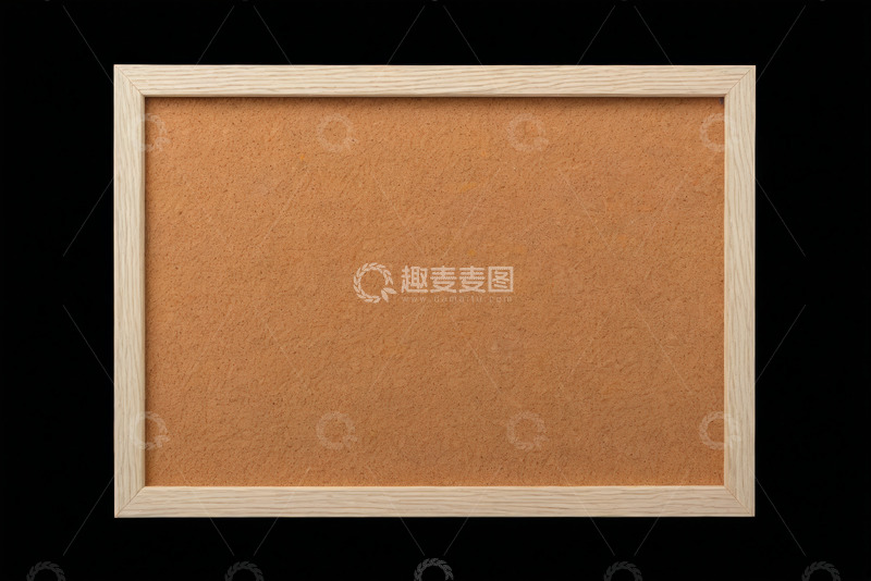 高清大图下载【趣麦麦图】木质边框软木板