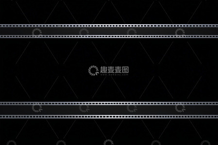 黑色背景上的电影胶片素材