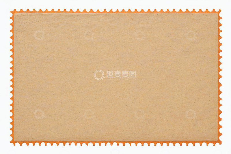高清大图下载【趣麦麦图】-带橙色齿边的浅棕色纹理背景