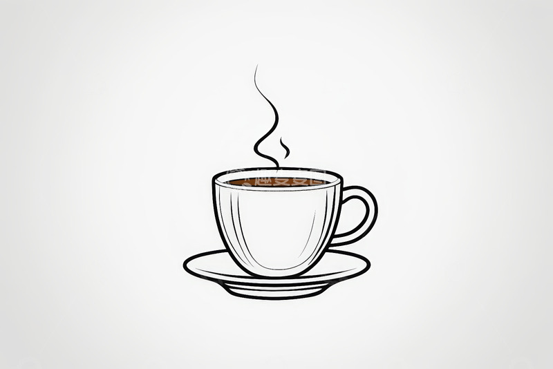 高清大图下载【趣麦麦图】手绘咖啡杯插画