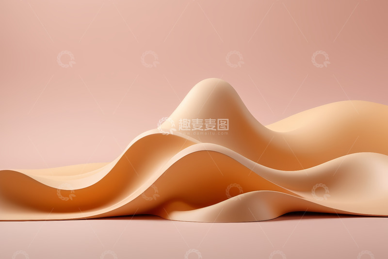 高清大图下载【趣麦麦图】抽象波浪艺术背景素材