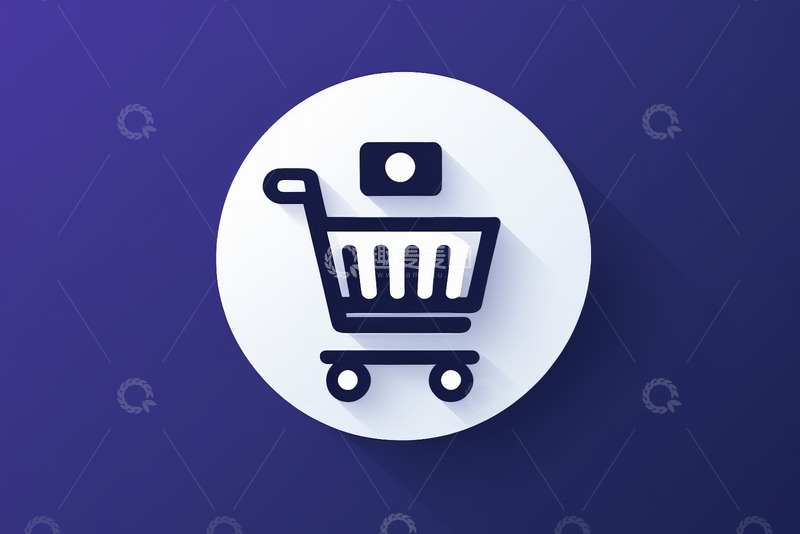 高清大图下载【趣麦麦图】购物车图标设计素材