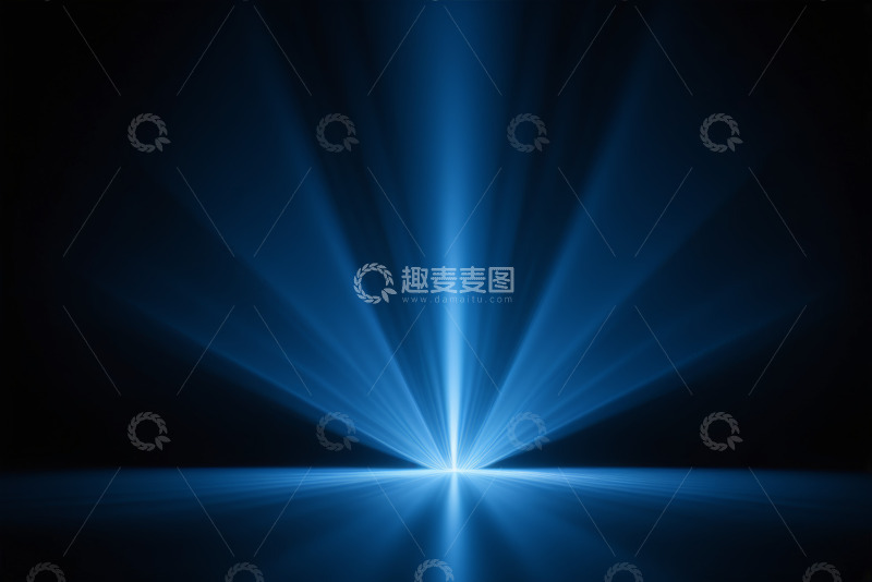 高清大图下载【趣麦麦图】蓝色光线背景抽象画面