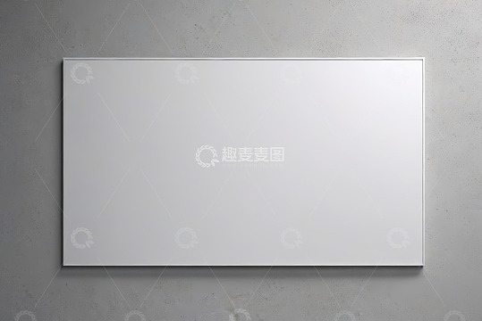 空白白色画框墙面展示
