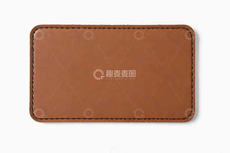 棕色皮革制品特写