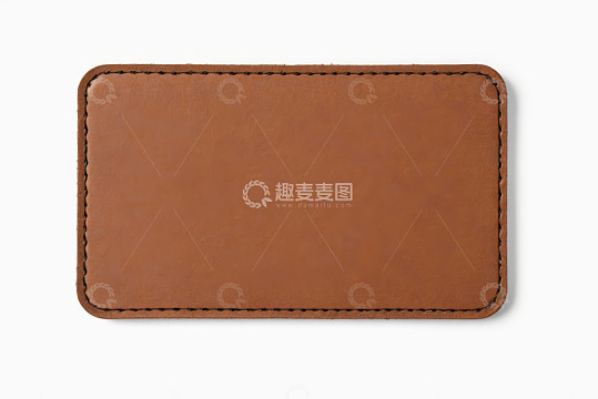 棕色皮革制品特写