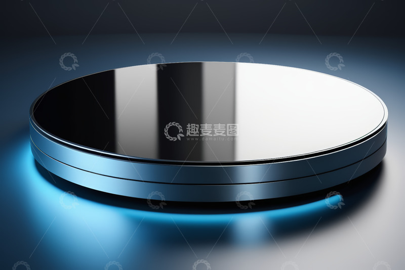 高清大图下载【趣麦麦图】现代圆形展示台素材