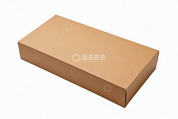 棕色长方体纸盒静物