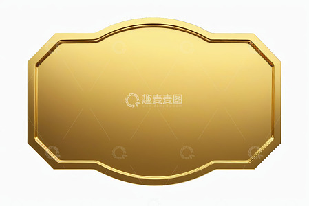 金色装饰性金属框架