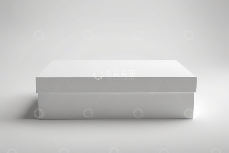 高清大图下载【趣麦麦图】白色长方体盒子产品展示素材
