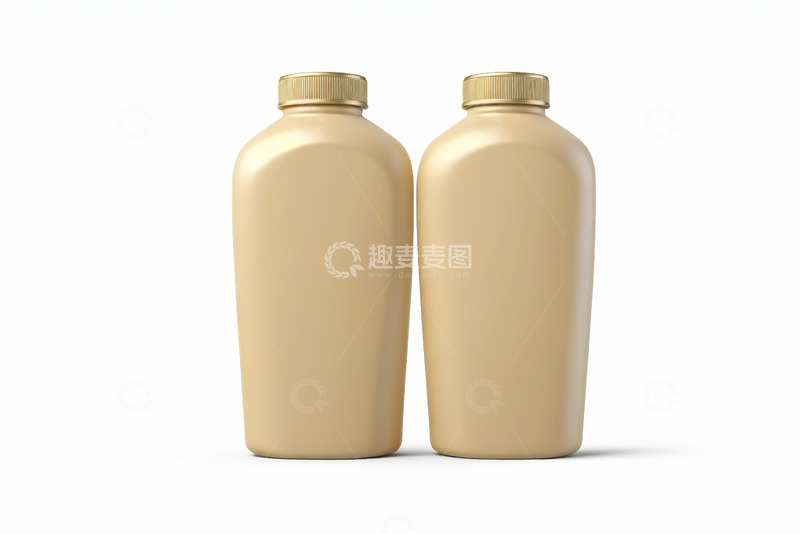 高清大图下载【趣麦麦图】金色瓶子产品展示