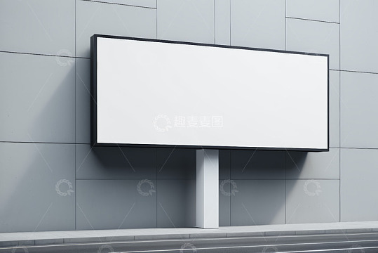 户外墙面空白广告牌