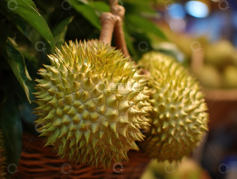 高清大图下载【趣麦麦图】美味榴莲特写