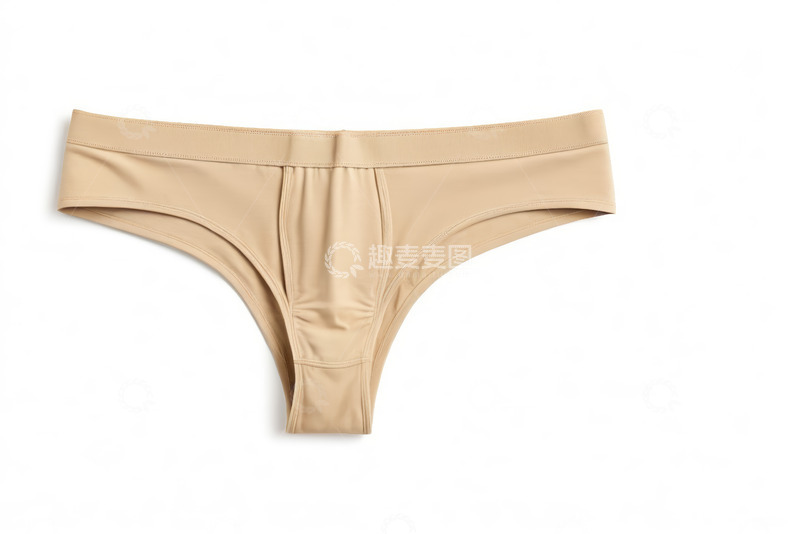 高清大图下载【趣麦麦图】米色男士三角内裤特写