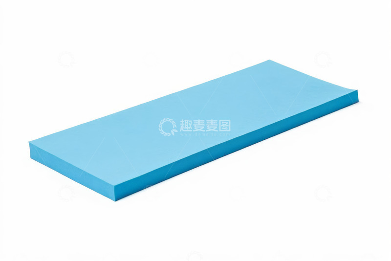 高清大图下载【趣麦麦图】蓝色长方形物体白色背景展示