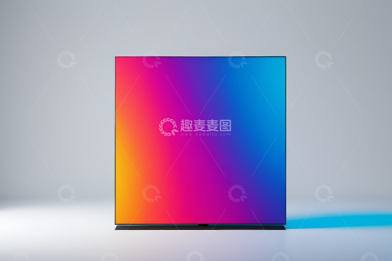 高清大图下载【趣麦麦图】彩色屏幕展示素材