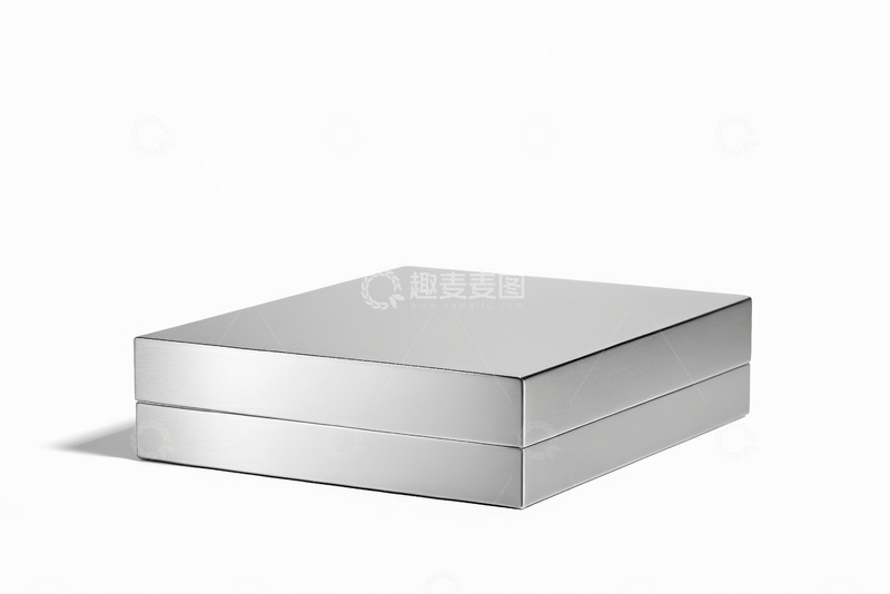 高清大图下载【趣麦麦图】银色方形盒子特写