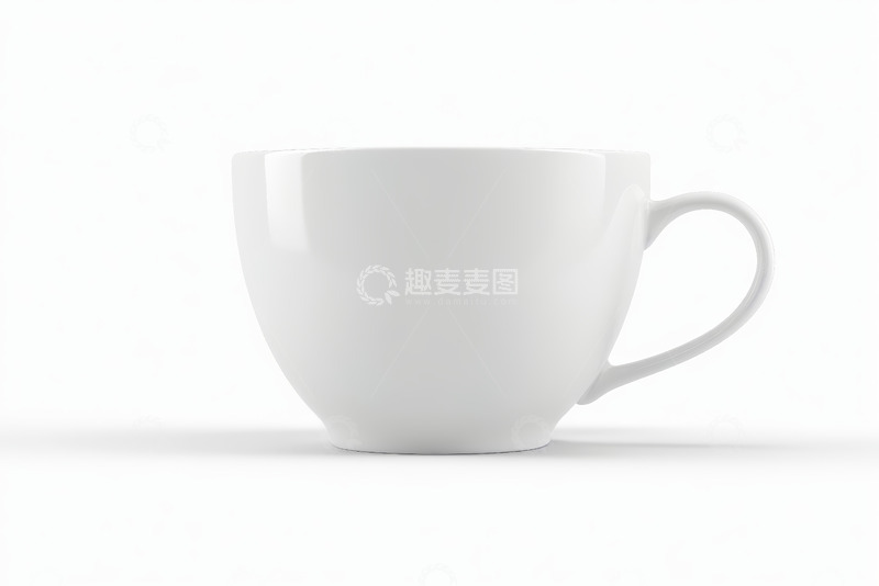 高清大图下载【趣麦麦图】白色马克杯特写