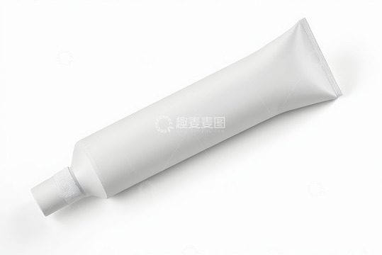 白色管状化妆品产品
