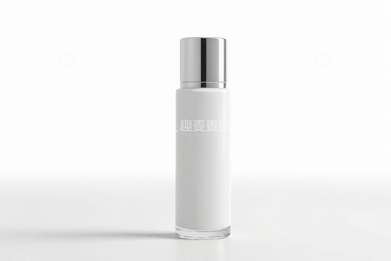 高清大图下载【趣麦麦图】白色化妆品瓶子展示
