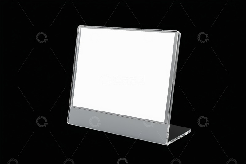 高清大图下载【趣麦麦图】透明展示牌空白面板