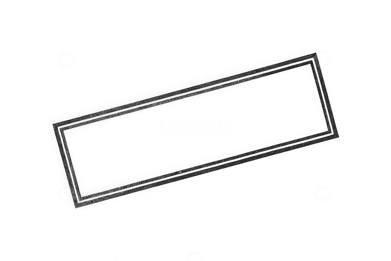 高清大图下载【趣麦麦图】黑色双线条矩形框架素材