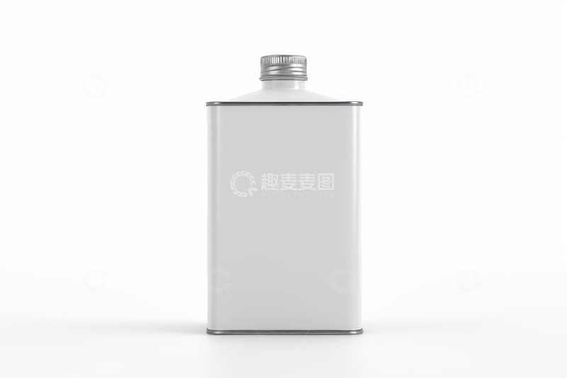 高清大图下载【趣麦麦图】白色金属瓶产品展示
