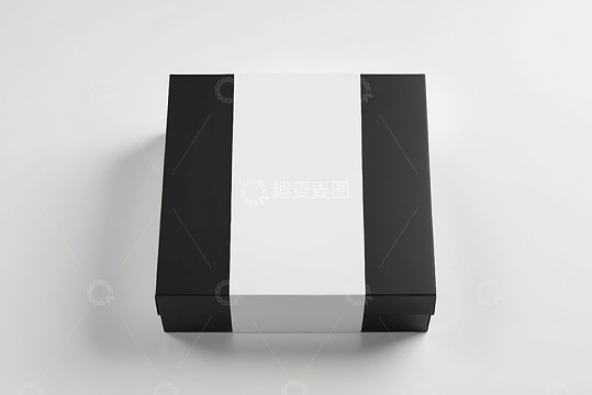 黑白配色包装盒子素材