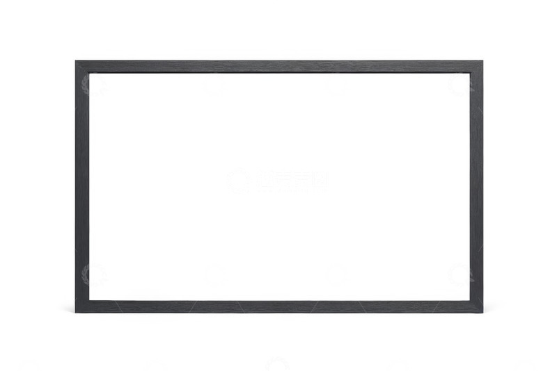 高清大图下载【趣麦麦图】黑色现代框架白色背景素材