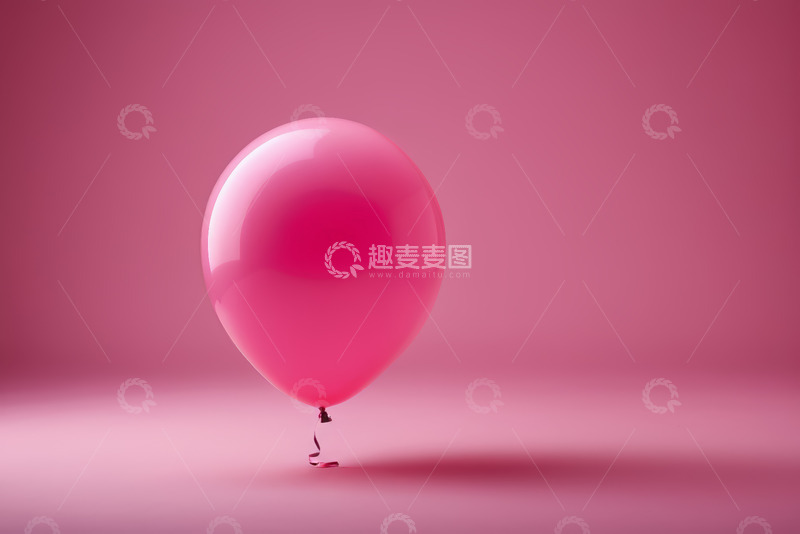 高清大图下载【趣麦麦图】粉色气球背景素材