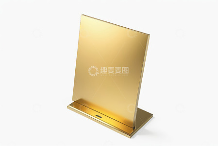 金色展示牌素材