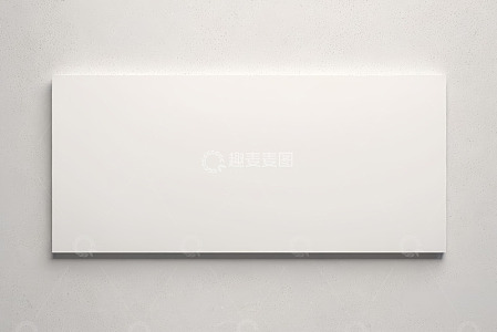 白色空白展板素材