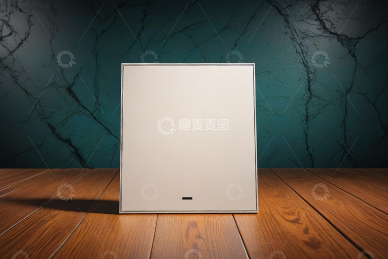 高清大图下载【趣麦麦图】白色设备置于木质与大理石背景