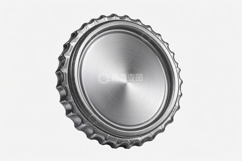 高清大图下载【趣麦麦图】金属啤酒瓶盖特写