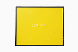 黑色边框黄色屏幕素材