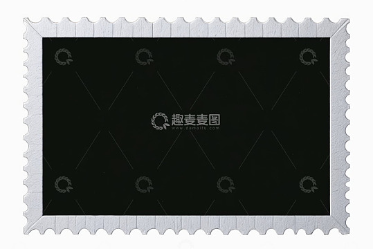 白色齿状边框黑色背景素材